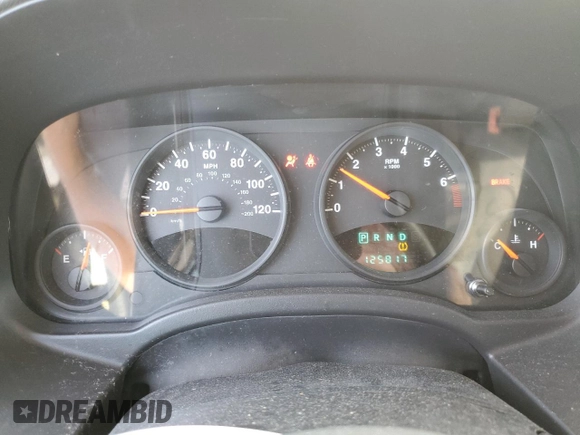 2011 Jeep Patriot Sport with VIN 1J4NT1GA8BD102704, listed as a Copart auction lot 58920445 with 125,817 mi miles and Salvage title. Bid and sale history available at DreamBid. Image 9.