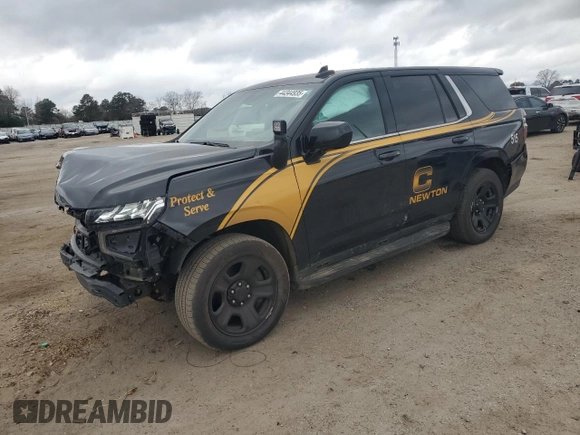2021 Chevrolet Tahoe Commercial z VIN 1GNSCLED1MR464761, wystawiony jako Copart lot #44344935 z przebiegiem 42 369 mil mil oraz Szkoda całkowita • Salvage title. Historia ofert i sprzedaży dostępna na DreamBid. Obrazek 1.