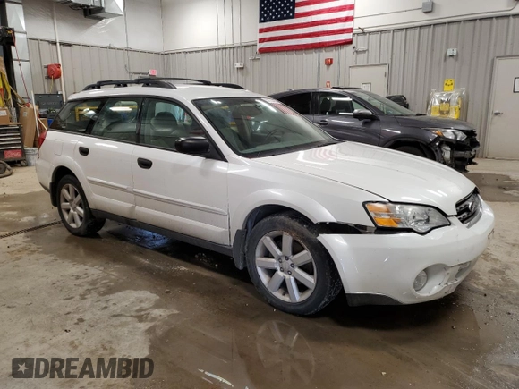 2006 Subaru Legacy Outback with VIN 4S4BP61C667312447, listed as a Copart auction lot 57755835 with 143,131 mi miles and Clean title. Bid and sale history available at DreamBid. Image 4.