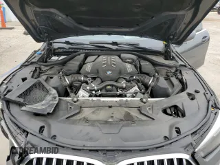 2021 BMW 8 Series M850i with VIN WBAGV8C04MCE93308, listed as a Copart auction lot 55030895 with 37,762 mi miles and Salvage title. Bid and sale history available at DreamBid. Image 11.