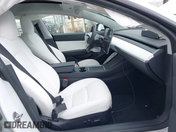 2021 Tesla Model 3 Long Range with VIN 5YJ3E1EB8MF860282, listed as a IAAI auction lot 41787008 with 49,730 mi miles and . Bid and sale history available at DreamBid. Image 5.
