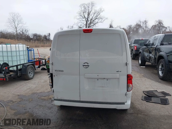 2020 Nissan NV200 Compact Cargo SV with VIN 3N6CM0KNXLK691705, listed as a IAAI auction lot 41798200 with 206,167 mi miles. Bid and sale history available at carsss.com. Image 16.
