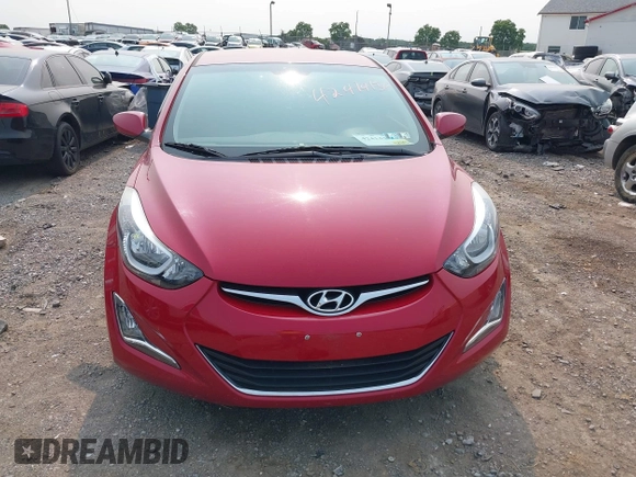 2016 Hyundai Elantra SE with VIN KMHDH4AE9GU545088, listed as a IAAI auction lot 42414150 with 74,924 mi miles and . Bid and sale history available at DreamBid. Image 12.