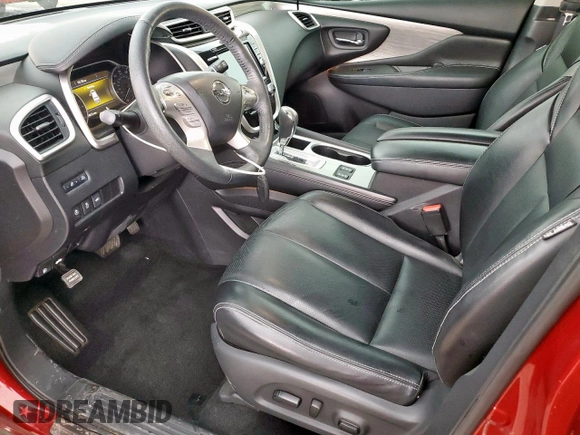 2018 Nissan Murano SV z VIN 5N1AZ2MG2JN188209, wystawiony jako Copart lot #51116065 z przebiegiem 104 015 mil mil oraz Szkoda całkowita • Salvage title. Historia ofert i sprzedaży dostępna na DreamBid. Obrazek 7.