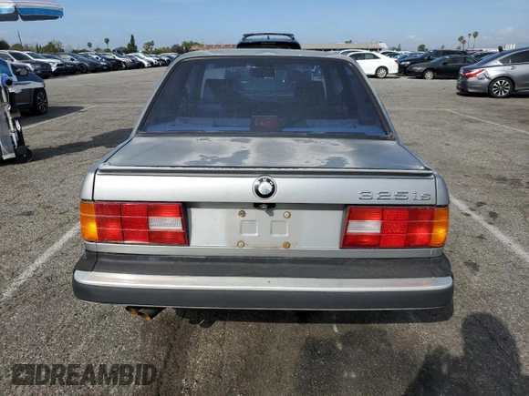 1988 BMW 3 Series 325iS with VIN WBAAA2301J8260853, listed as a Copart auction lot 50650065 with 69,064 mi miles and Salvage Title. Bid and sale history available at carsss.com. Image 6.