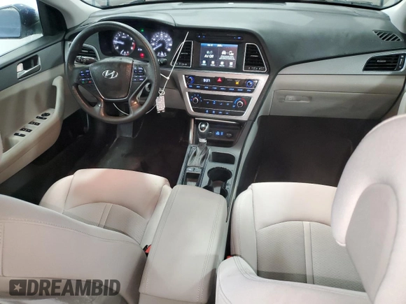 2017 Hyundai Sonata SE with VIN 5NPE24AF1HH543656, listed as a Copart auction lot 45028785 with 87,274 mi miles and Salvage Title. Bid and sale history available at carsss.com. Image 8.
