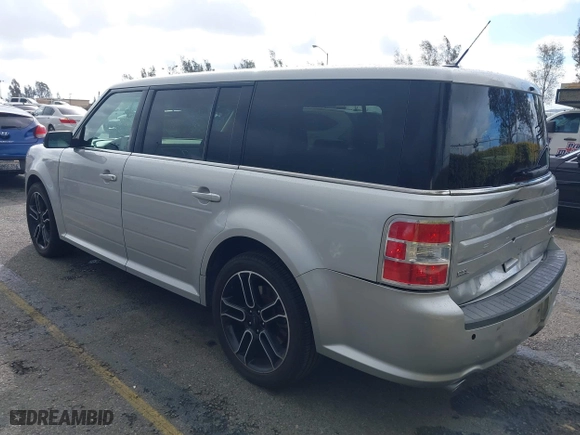 2014 Ford Flex SEL with VIN 2FMGK5C84EBD02738, listed as a IAAI auction lot 41712816 with 217,646 mi miles. Bid and sale history available at carsss.com. Image 3.