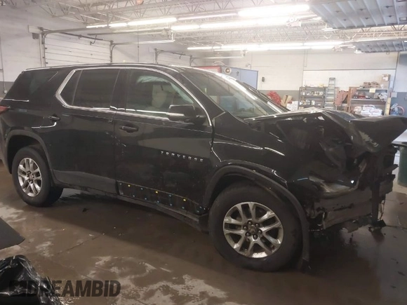 2023 Chevrolet Traverse LS with VIN 1GNEVFKW6PJ334301, listed as a IAAI auction lot 41579248 with 81,651 mi miles. Bid and sale history available at carsss.com. Image 1.