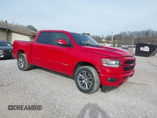 2021 Ram 1500 Laramie z VIN 1C6SRFJT5MN716600, wystawiony jako IAAI lot #41820505 z przebiegiem 92 305 mil mil oraz . Historia ofert i sprzedaży dostępna na DreamBid. Obrazek 1.