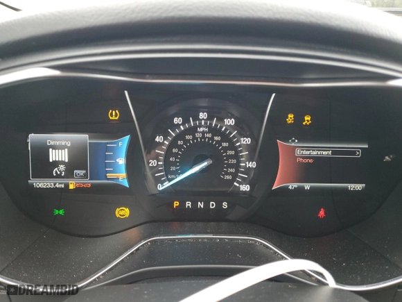 2018 Ford Fusion Titanium with VIN 3FA6P0D90JR124131, listed as a Copart auction lot 89238725 with 106,233 mi miles and Salvage Title. Bid and sale history available at carsss.com. Image 9.