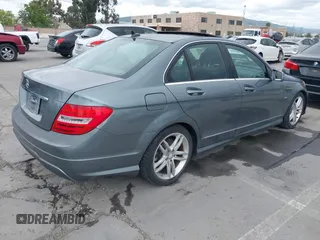 2012 Mercedes-Benz C-Class C 250 Sport with VIN WDDGF4HB5CA668018, listed as a IAAI auction lot 42115482 with 90,704 mi miles. Bid and sale history available at carsss.com. Image 4.