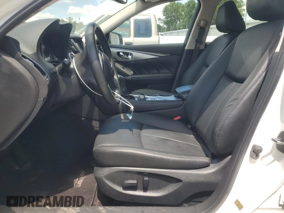 2020 Infiniti Q50 3.0t LUXE with VIN JN1EV7AP3LM208515, listed as a Copart auction lot 52169055 with 47,292 mi miles and Salvage Title. Bid and sale history available at carsss.com. Image 7.