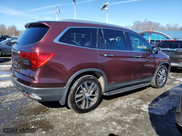 2017 Honda Pilot Touring with VIN 5FNYF6H92HB018942, listed as a Copart auction lot 47179605 with 232,256 mi miles and Clean Title. Bid and sale history available at carsss.com. Image 3.