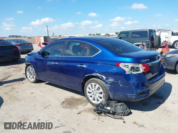 2017 Nissan Sentra SR with VIN 3N1AB7AP5HY351784, listed as a IAAI auction lot 42221505 with 186,516 mi miles and . Bid and sale history available at DreamBid. Image 3.
