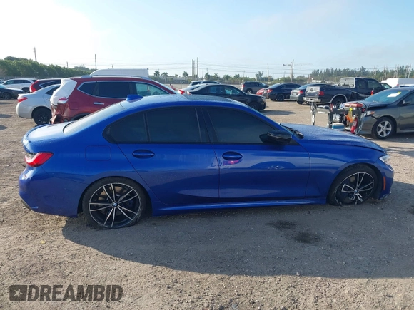 2021 BMW 3 Series M340i with VIN 3MW5U7J04M8B88080, listed as a IAAI auction lot 41483795 with 20,791 mi miles. Bid and sale history available at carsss.com. Image 13.