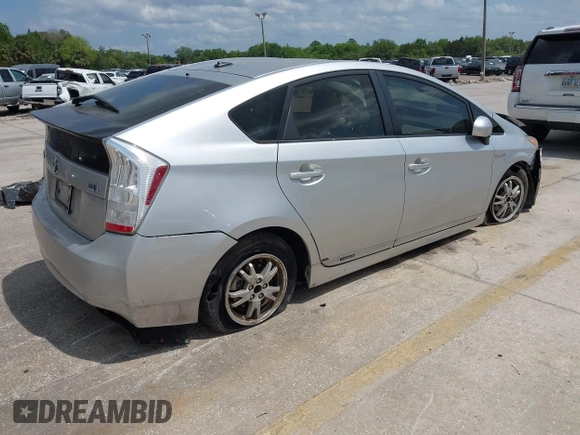 2011 Toyota Prius I with VIN JTDKN3DU0B5287578, listed as a IAAI auction lot 42103674 with 187,808 mi miles. Bid and sale history available at carsss.com. Image 4.