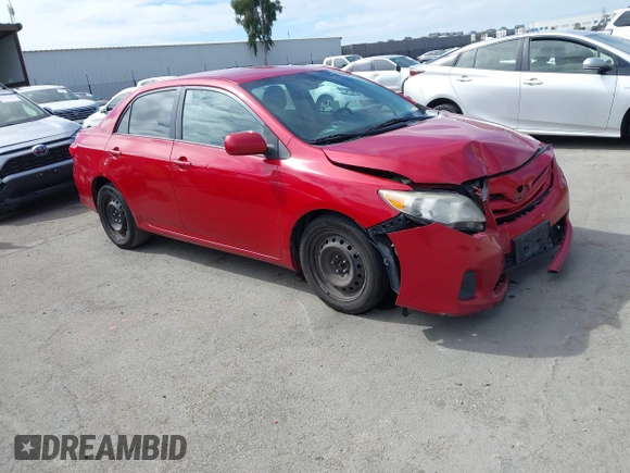 2012 Toyota Corolla L with VIN 5YFBU4EE7CP003044, listed as a IAAI auction lot 42044928 with 256,796 mi miles. Bid and sale history available at carsss.com. Image 1.