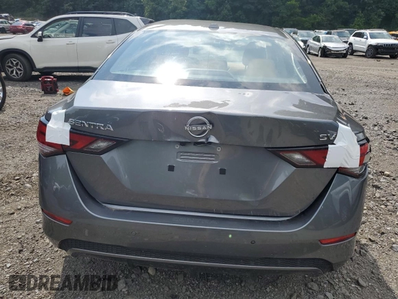 2024 Nissan Sentra SV with VIN 3N1AB8CV5RY353523, listed as a Copart auction lot 65002595 with 5,046 mi miles and Salvage title. Bid and sale history available at DreamBid. Image 6.
