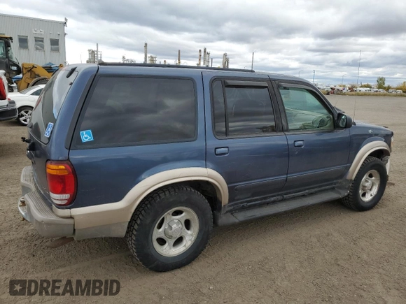 2000 Ford Explorer Eddie Bauer with VIN 1FMZU74E4YZA75510, listed as a Copart auction lot 75601964 with 196,180 mi miles and Salvage title. Bid and sale history available at DreamBid. Image 3.