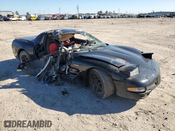 2001 Chevrolet Corvette Z06 with VIN 1G1YY12S115135534, listed as a Copart auction lot 85939394 with 0 mi miles and Salvage Title. Bid and sale history available at carsss.com. Image 4.