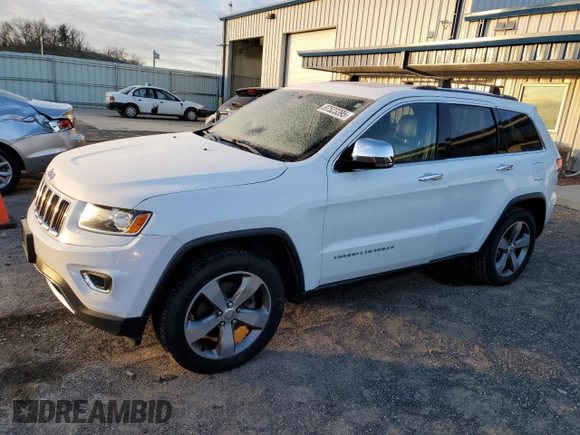 2016 Jeep Grand Cherokee Limited with VIN 1C4RJFBM2GC326818, listed as a Copart auction lot 87523395 with 154,503 mi miles and Clean title. Bid and sale history available at DreamBid. Image 1.
