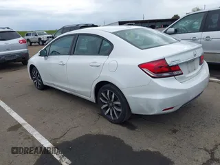 2015 Honda Civic Sedan EX-L with VIN 19XFB2F90FE253261, listed as a IAAI auction lot 41905962 with 146,441 mi miles. Bid and sale history available at carsss.com. Image 3.
