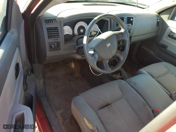2005 Dodge Dakota ST with VIN 1D7HW22K65S260822, listed as a Copart auction lot 45390225 with 0 mi miles and Clean Title. Bid and sale history available at carsss.com. Image 8.