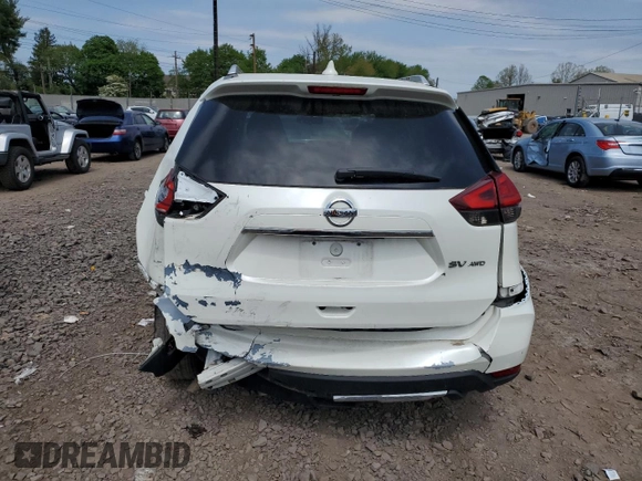 2018 Nissan Rogue SV with VIN KNMAT2MV8JP546051, listed as a Copart auction lot 55173445 with 71,735 mi miles and Salvage Title. Bid and sale history available at carsss.com. Image 6.