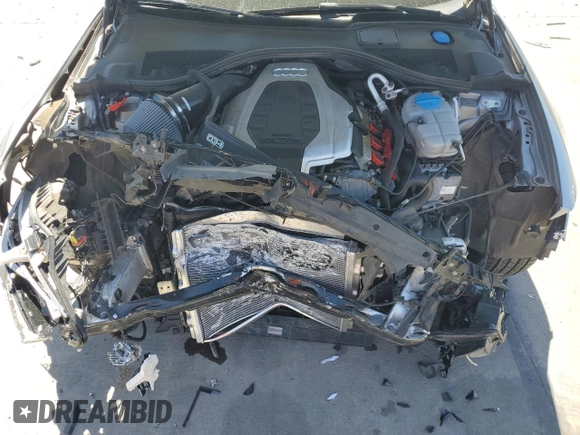 2016 Audi A6 Prestige with VIN WAUHGAFCXGN003553, listed as a Copart auction lot 57470265 with 89,026 mi miles and Salvage title. Bid and sale history available at DreamBid. Image 11.