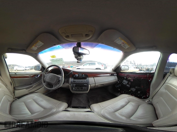 2002 Cadillac DeVille with VIN 1G6KD54Y12U214732, listed as a IAAI auction lot 42018412 with 139,474 mi miles. Bid and sale history available at carsss.com. Image 18.