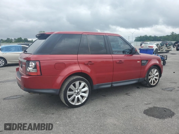 2013 Land Rover Range Rover Sport HSE Lux with VIN SALSK2D40DA778271, listed as a Copart auction lot 58244145 with 143,245 mi miles and Salvage title. Bid and sale history available at DreamBid. Image 3.