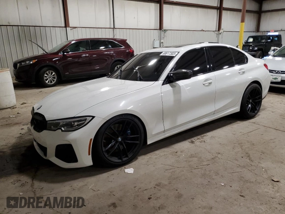 2020 BMW 3 Series M340i xDrive with VIN WBA5U9C06LA380967, listed as a Copart auction lot 68617303 with Not Provided miles and Salvage Title. Bid and sale history available at DreamBid. Image 1.
