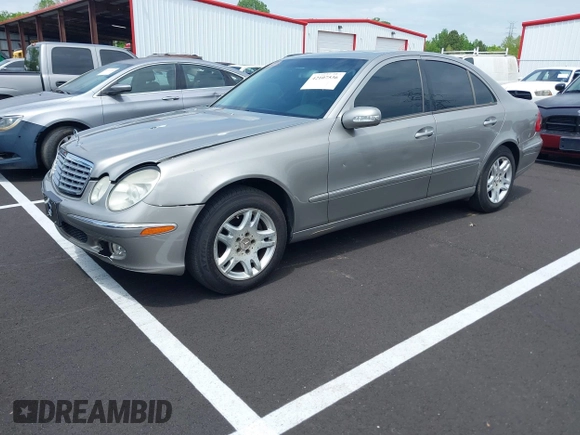 2003 Mercedes-Benz E-Class 3.2L with VIN WDBUF65JX3A341682, listed as a IAAI auction lot 42107536 with 1 mi miles. Bid and sale history available at carsss.com. Image 2.
