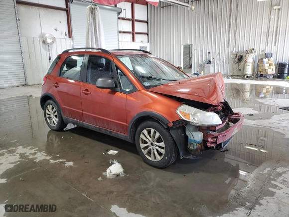 2013 Suzuki SX4 Crossover with VIN JS2YB5A3XD6101784, listed as a Copart auction lot 45408295 with 0 mi miles and Salvage Title. Bid and sale history available at carsss.com. Image 4.