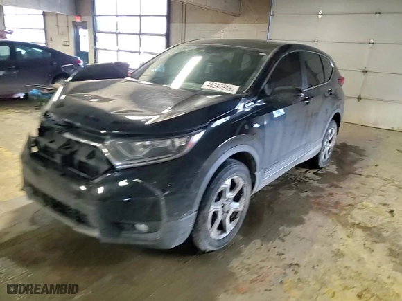 2017 Honda CR-V EX-L with VIN 5J6RW2H8XHL018022, listed as a Copart auction lot 46245945 with 120,543 mi miles and Salvage Title. Bid and sale history available at carsss.com. Image 12.
