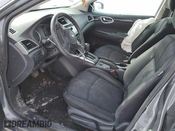 2017 Nissan Sentra S with VIN 3N1AB7AP3HY386307, listed as a Copart auction lot 45394025 with 196,135 mi miles and Salvage Title. Bid and sale history available at carsss.com. Image 7.