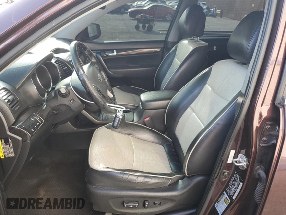 2013 Kia Sorento SX with VIN 5XYKWDA25DG384405, listed as a Copart auction lot 51338295 with 143,867 mi miles and Salvage Title. Bid and sale history available at carsss.com. Image 7.