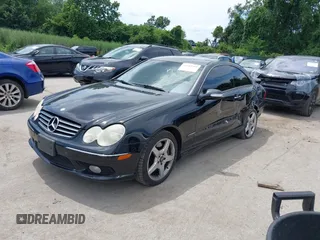 2005 Mercedes-Benz CLK 500 with VIN WDBTJ75JX5F161205, listed as a IAAI auction lot 42747715 with 150,139 mi miles and . Bid and sale history available at DreamBid. Image 2.