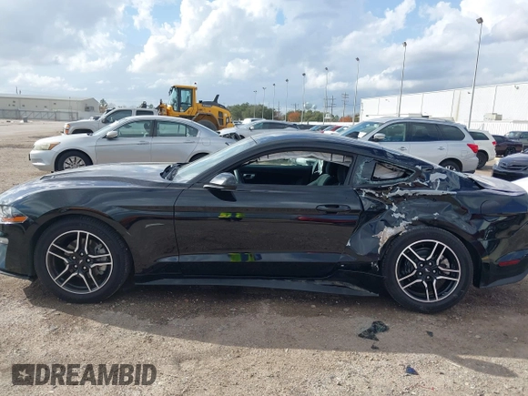 2021 Ford Mustang EcoBoost with VIN 1FA6P8TH6M5153650, listed as a IAAI auction lot 41119626 with 54,311 mi miles. Bid and sale history available at carsss.com. Image 14.