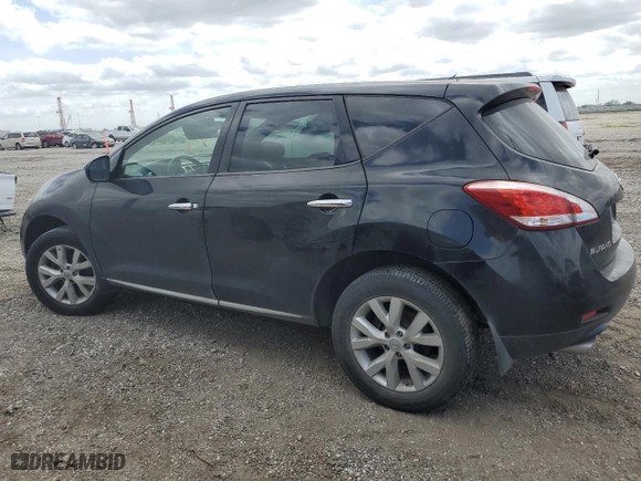 2012 Nissan Murano S with VIN JN8AZ1MU1CW107822, listed as a Copart auction lot 48660695 with 127,050 mi miles and Salvage Title. Bid and sale history available at carsss.com. Image 2.