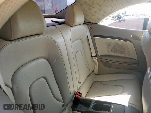 2012 Audi A5 Premium with VIN WAUAFAFH7CN005710, listed as a Copart auction lot 61032335 with 31,492 mi miles and Clean title. Bid and sale history available at DreamBid. Image 10.
