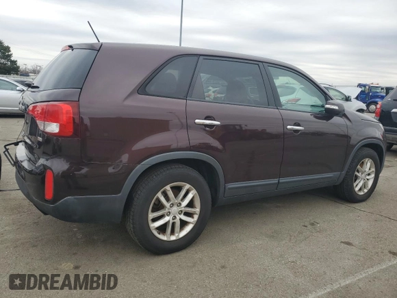 2015 Kia Sorento LX with VIN 5XYKT3A67FG569046, listed as a Copart auction lot 48377495 with 107,982 mi miles and Clean Title. Bid and sale history available at carsss.com. Image 3.