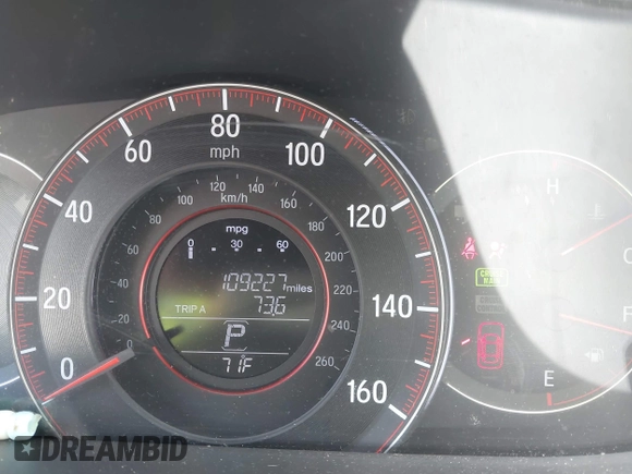 2016 Honda Accord Sport with VIN 1HGCR2F54GA031453, listed as a IAAI auction lot 42364940 with 109,227 mi miles and . Bid and sale history available at DreamBid. Image 16.