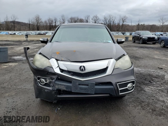 2010 Acura RDX Tech Pkg with VIN 5J8TB1H51AA002754, listed as a Copart auction lot 49439015 with 143,774 mi miles and Salvage Title. Bid and sale history available at carsss.com. Image 5.
