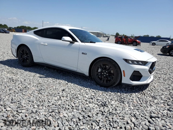 2024 Ford Mustang GT with VIN 1FA6P8CF6R5426849, listed as a Copart auction lot 52545105 with Not Provided miles and Salvage Title. Bid and sale history available at DreamBid. Image 4.