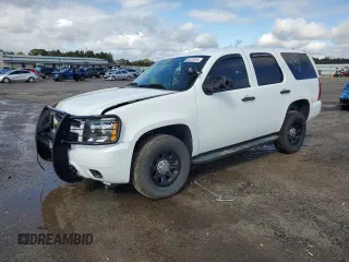2008 Chevrolet Tahoe Police with VIN 1GNEC03028R172862, listed as a Copart auction lot 80131814 with 171,976 mi miles and Salvage Title. Bid and sale history available at DreamBid. Image 1.