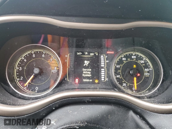 2016 Jeep Cherokee Sport с VIN 1C4PJMAS1GW314198, выставлен на аукционе Copart как лот 89400315 с пробегом 76 506 миль миль и Списание • Salvage title. История ставок и продаж доступна на DreamBid. Изображение 9.