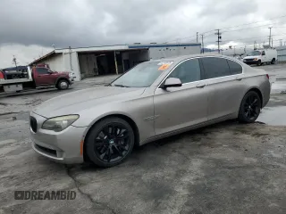 2009 BMW 7 Series 750i with VIN WBAKA83559CY35340, listed as a Copart auction lot 45240875 with 221,019 mi miles and Salvage Title. Bid and sale history available at DreamBid. Image 1.