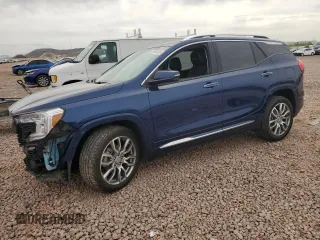 2023 GMC Terrain Denali z VIN 3GKALXEGXPL101655, wystawiony jako Copart lot #50809555 z przebiegiem 18 362 mil mil oraz Szkoda całkowita • Salvage title. Historia ofert i sprzedaży dostępna na DreamBid. Obrazek 1.