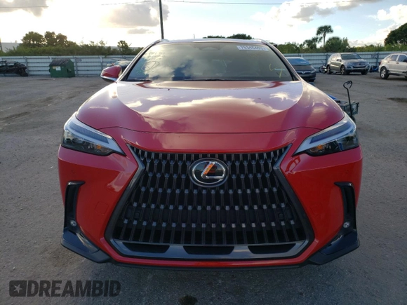 2022 Lexus NX with VIN JTJGKCEZ7N2007067, listed as a Copart auction lot 75346493 with 8,435 mi miles. Bid and sale history available at carsss.com. Image 5.